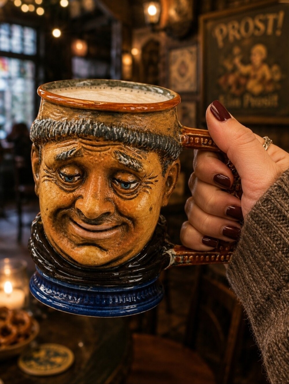 RIP Vietata Art 2598 Face Mug Stein